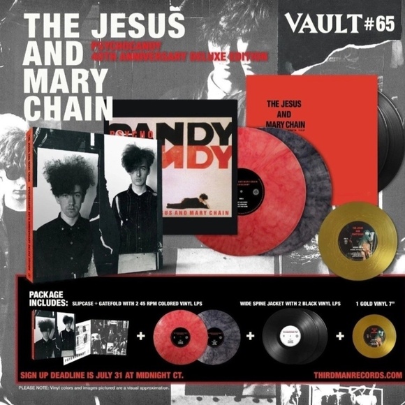 THIRD MAN RECORDS: VAULT PACKAGE #65: THE JESUS AND MARY CHAIN - PSYCHOCANDY - Picture 1 of 2
